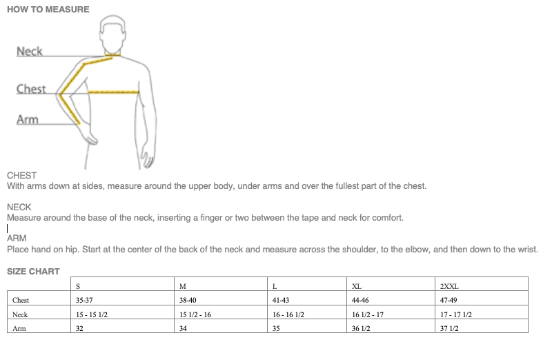 Women S Shirt Measurements Chart